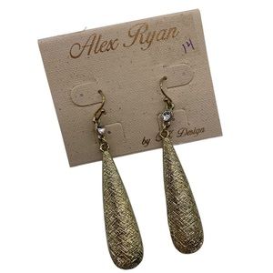 Alex Ryan gold drop earrings